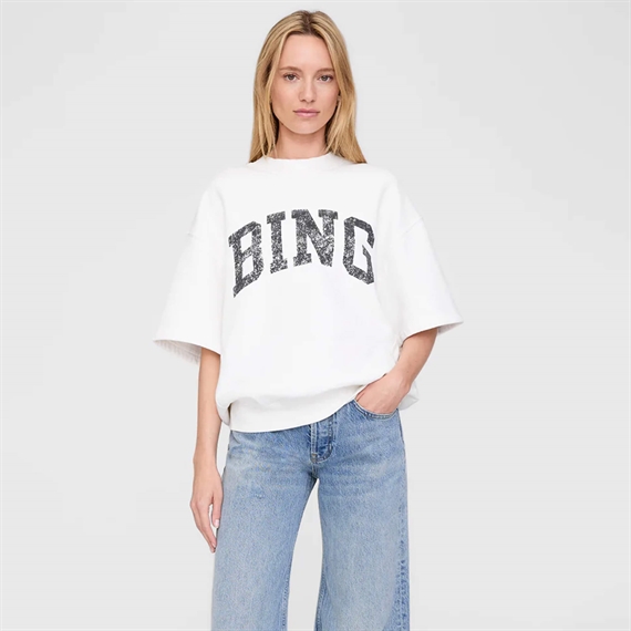 Anine Bing Jay Sweatshirt, Off White